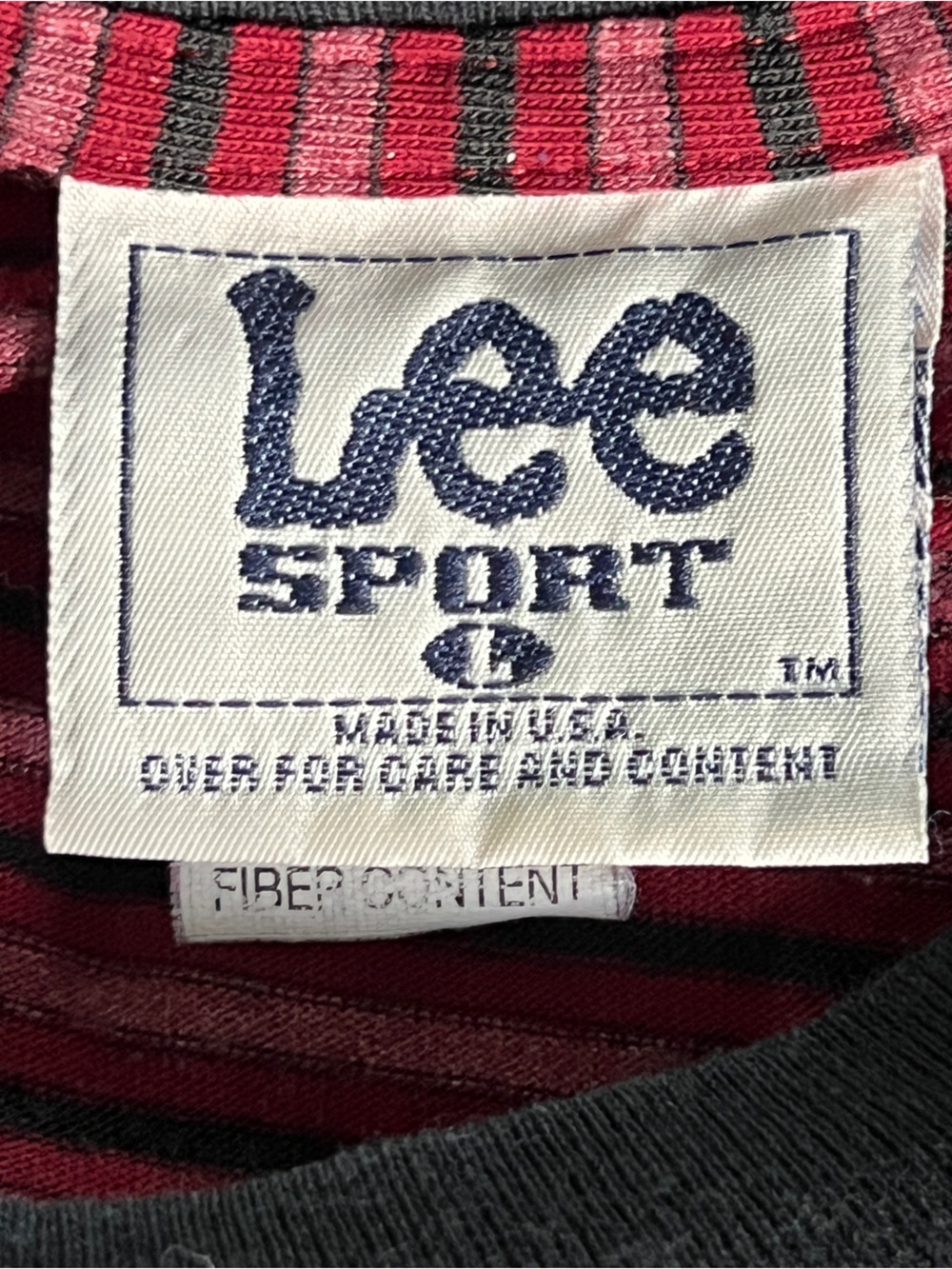 Vintage Lee Sport Ohio State Buckeyes Shirt XL USA Made Striped 90s Y2K - Picture 5 of 7